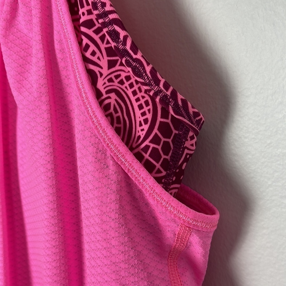 Ivivva By Lululemon Layered Tank w Built in Sports Bra. Size 10. - Picture 5 of 10